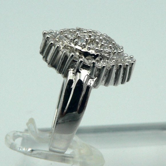 Sz 5.5 Simulated Diamond (Bgt) Ring NWOT - Picture 2 of 5